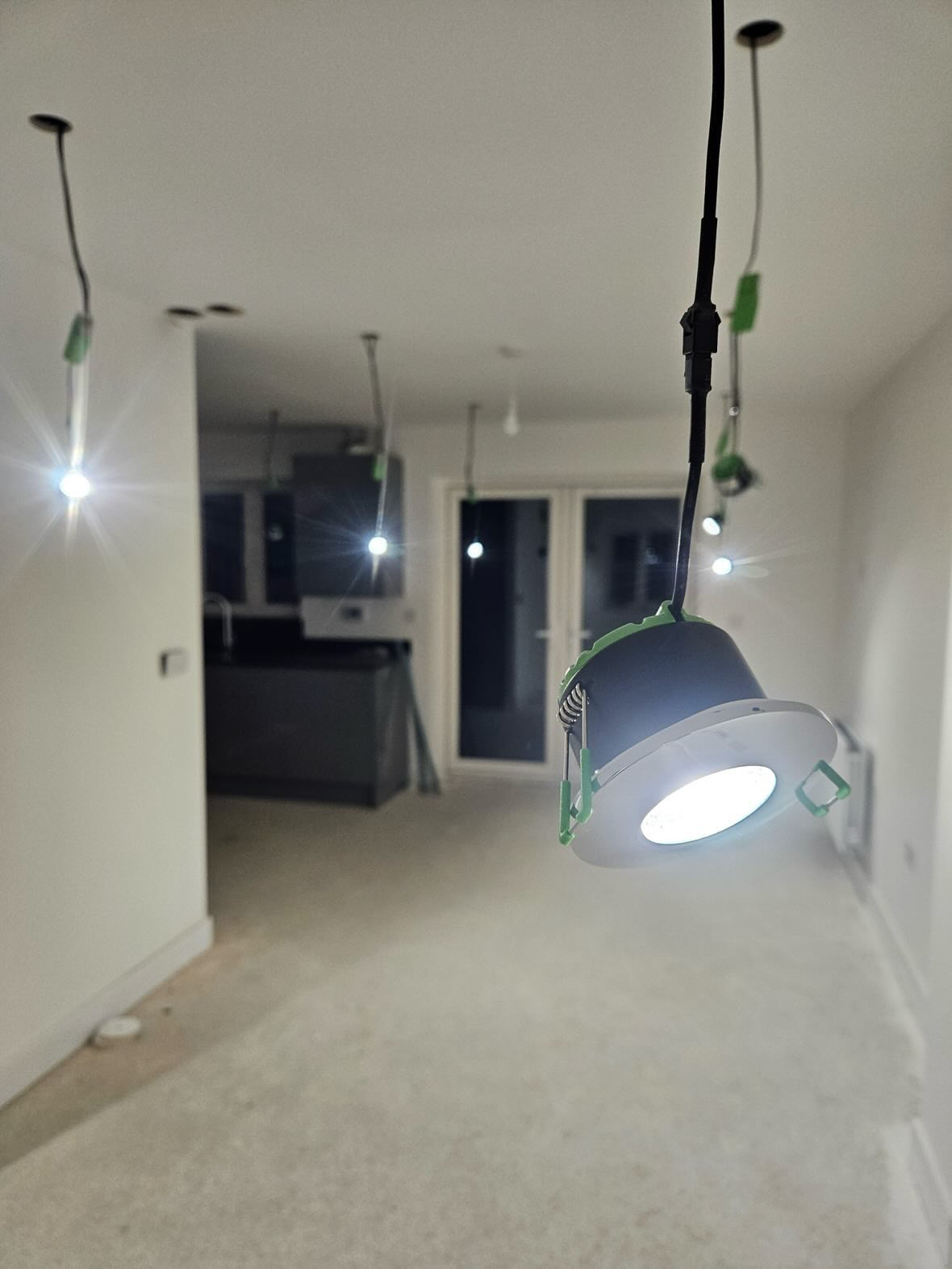 Downlights & first-fix wiring