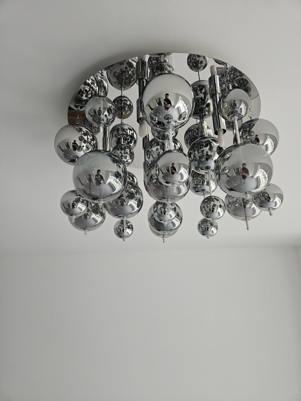 Chrome feature light installation
