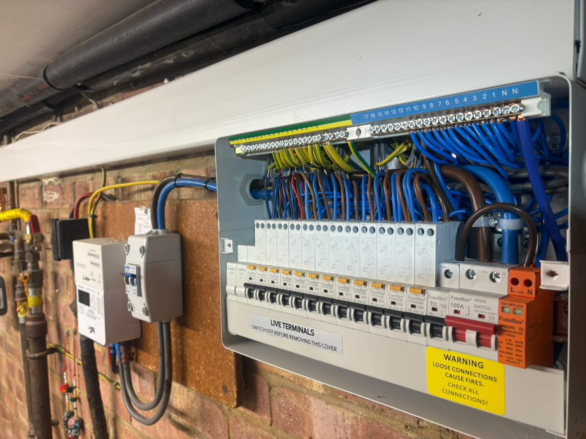 Consumer unit installation & wiring
